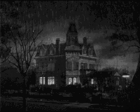 Gif animé gothique chateau